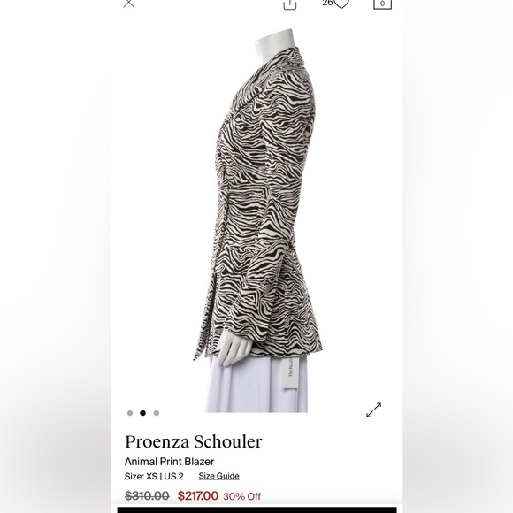 Animal Print Blazer - Picture 3 of 6